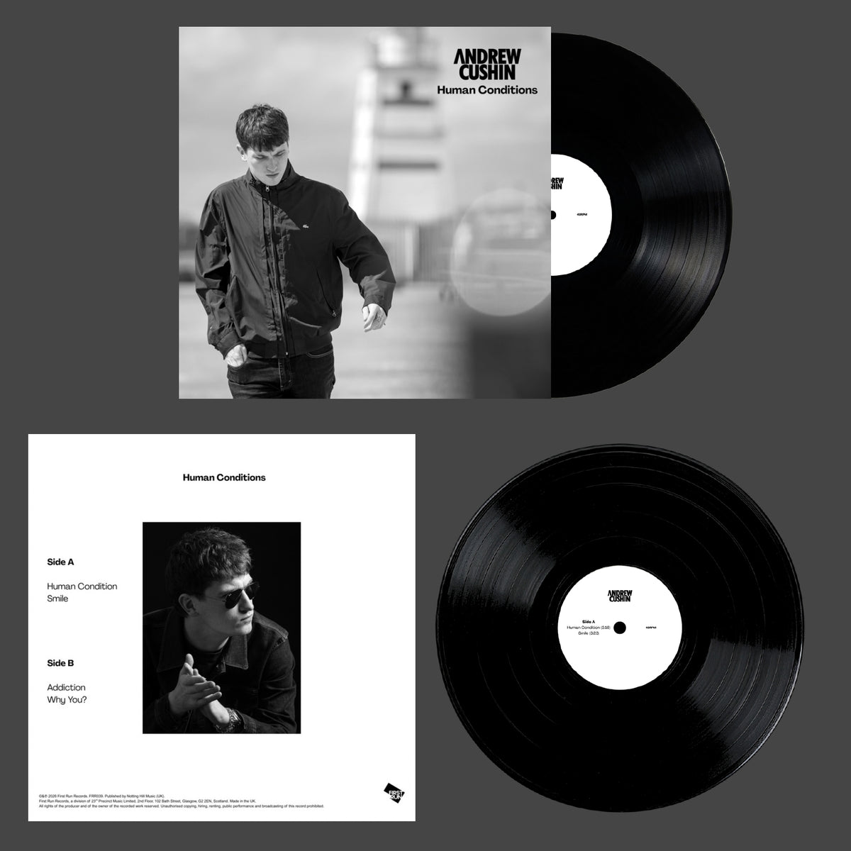 Andrew Cushin - Human Conditions EP [Vinyl] | PRE-ORDER